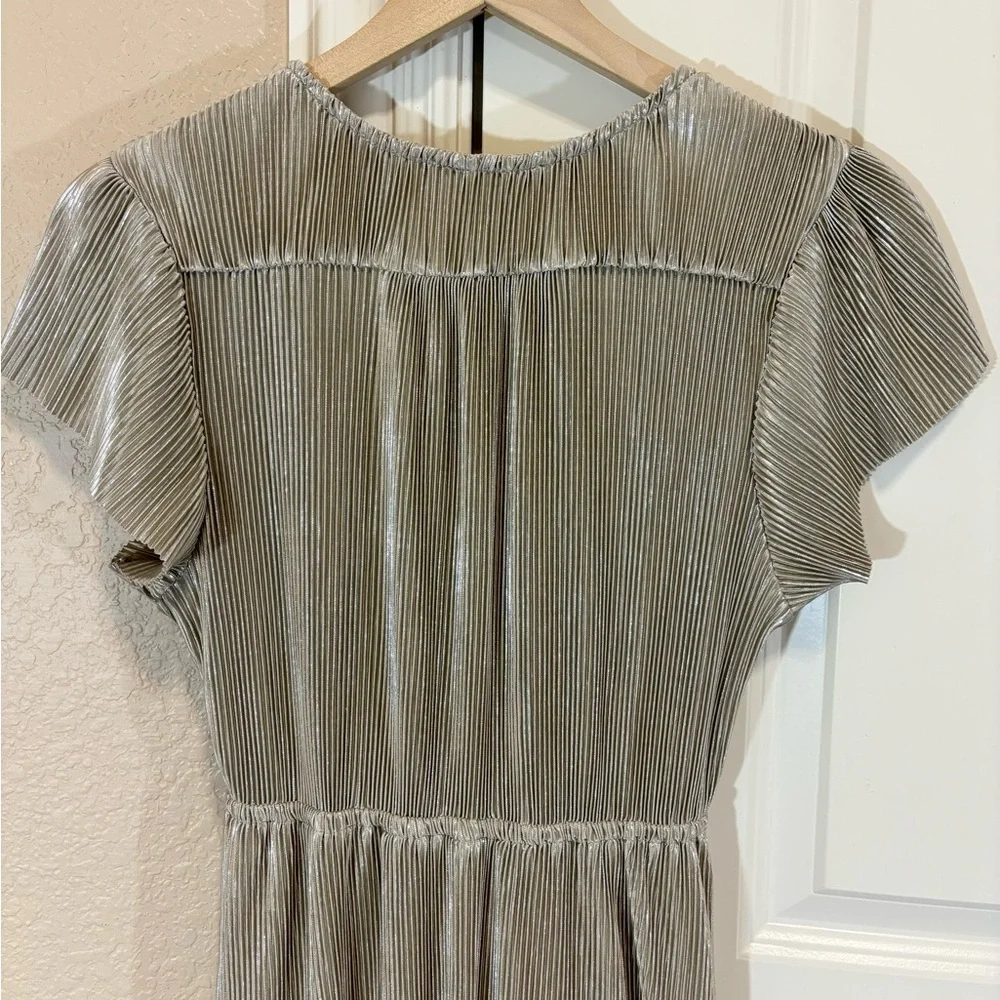 Baltic Born Athena Gold Pleated Maxi Dress - Picture 8 of 12